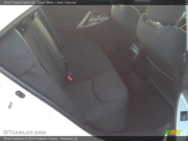 Super White / Dark Charcoal 2010 Toyota Camry SE