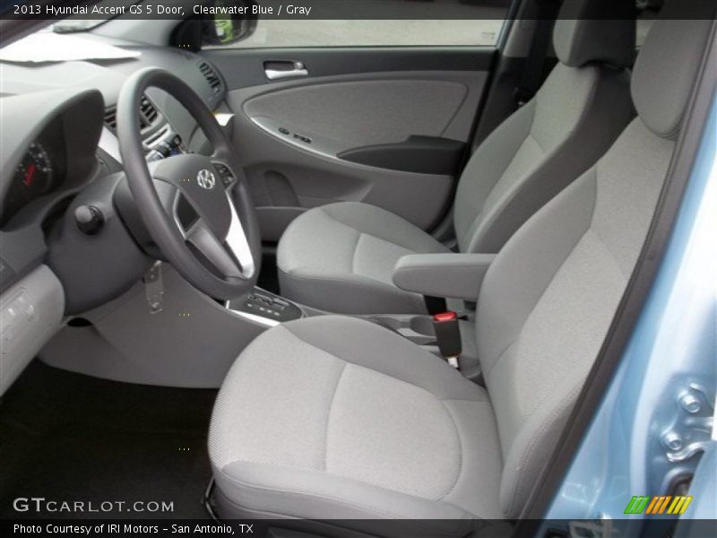 Front Seat of 2013 Accent GS 5 Door