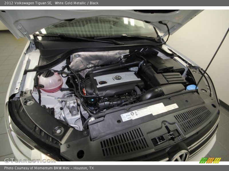 White Gold Metallic / Black 2012 Volkswagen Tiguan SE