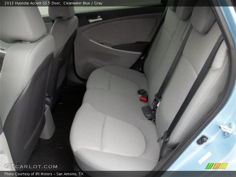 Rear Seat of 2013 Accent GS 5 Door