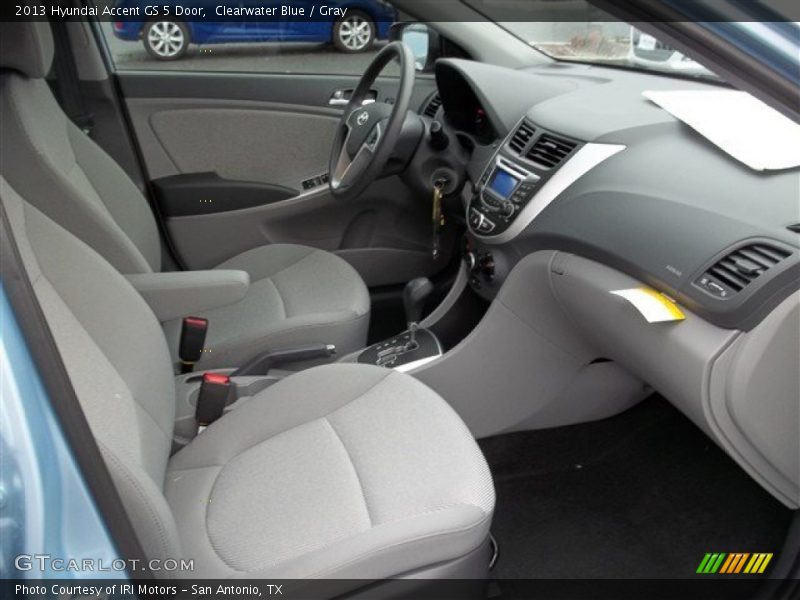  2013 Accent GS 5 Door Gray Interior