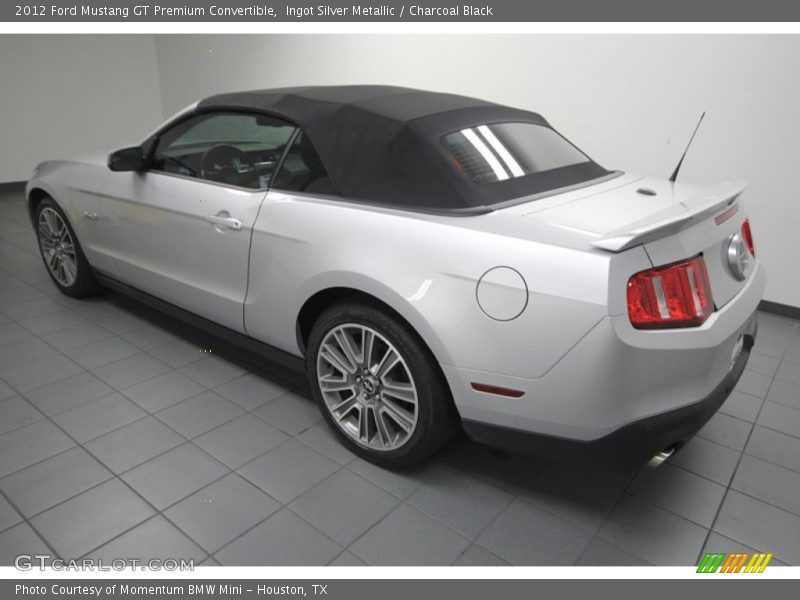  2012 Mustang GT Premium Convertible Ingot Silver Metallic
