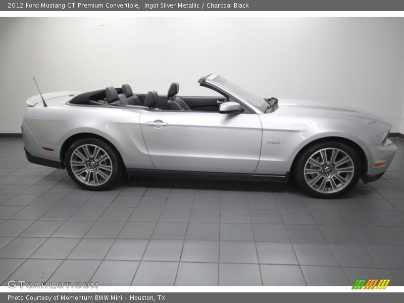  2012 Mustang GT Premium Convertible Ingot Silver Metallic