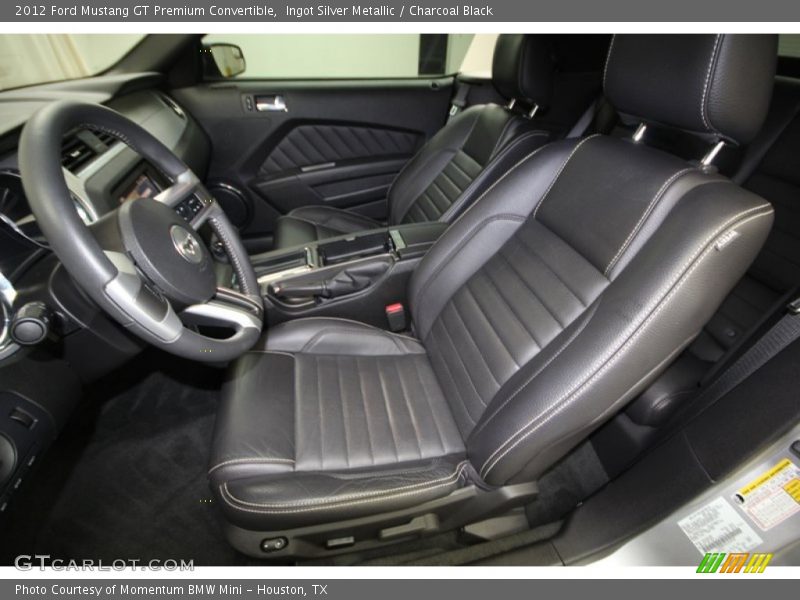 Front Seat of 2012 Mustang GT Premium Convertible