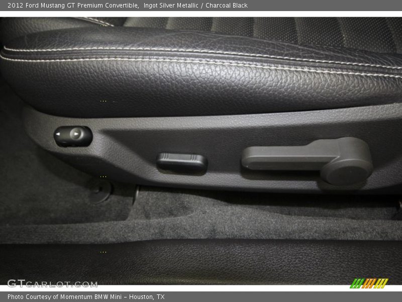 Ingot Silver Metallic / Charcoal Black 2012 Ford Mustang GT Premium Convertible