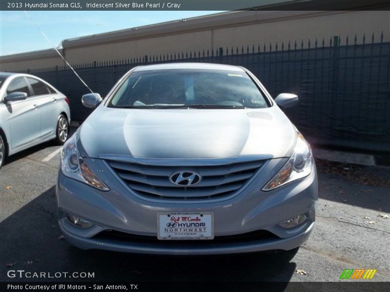 Iridescent Silver Blue Pearl / Gray 2013 Hyundai Sonata GLS