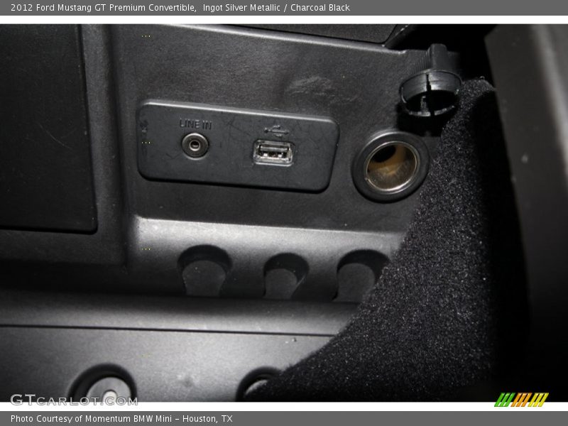 Ingot Silver Metallic / Charcoal Black 2012 Ford Mustang GT Premium Convertible