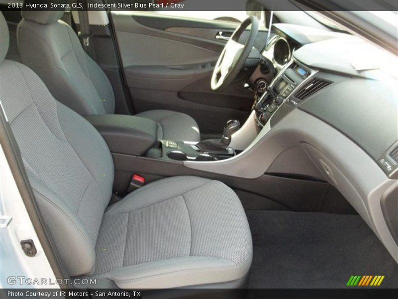 Iridescent Silver Blue Pearl / Gray 2013 Hyundai Sonata GLS