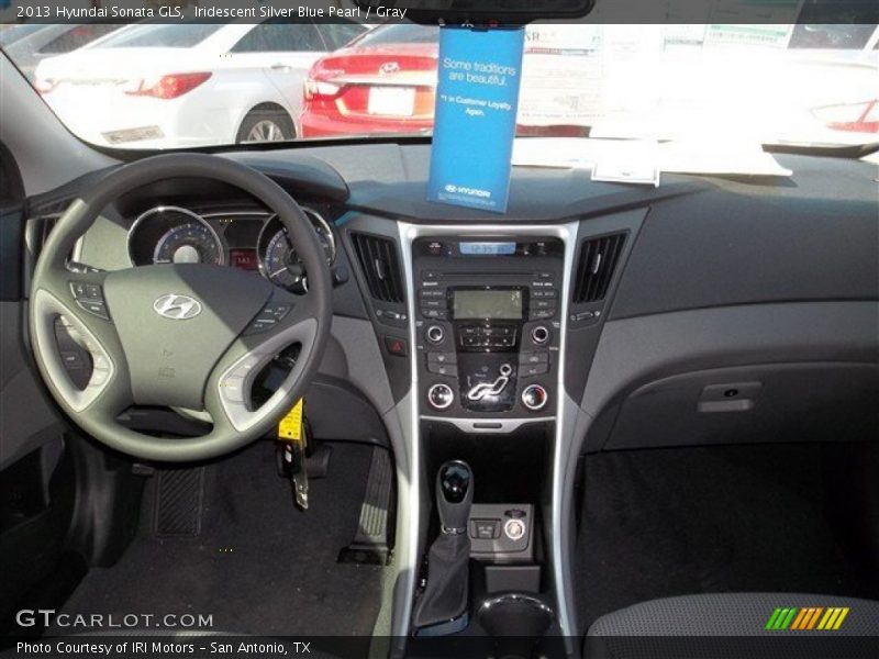 Iridescent Silver Blue Pearl / Gray 2013 Hyundai Sonata GLS