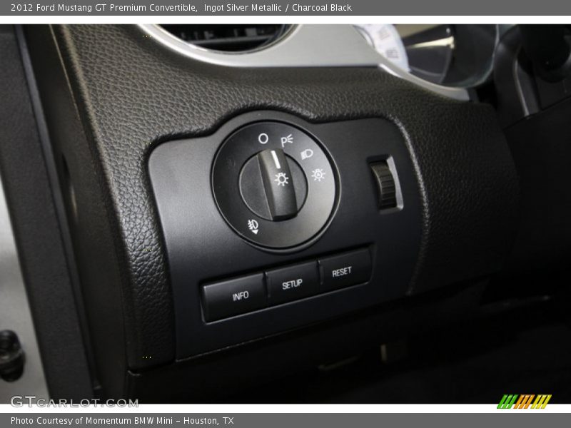 Ingot Silver Metallic / Charcoal Black 2012 Ford Mustang GT Premium Convertible