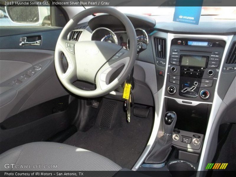 Iridescent Silver Blue Pearl / Gray 2013 Hyundai Sonata GLS