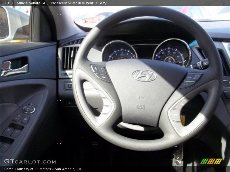 Iridescent Silver Blue Pearl / Gray 2013 Hyundai Sonata GLS