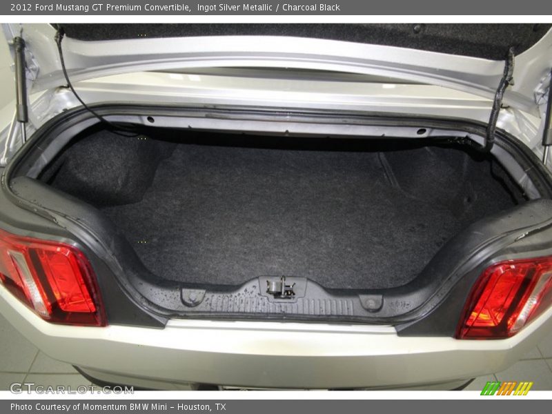  2012 Mustang GT Premium Convertible Trunk