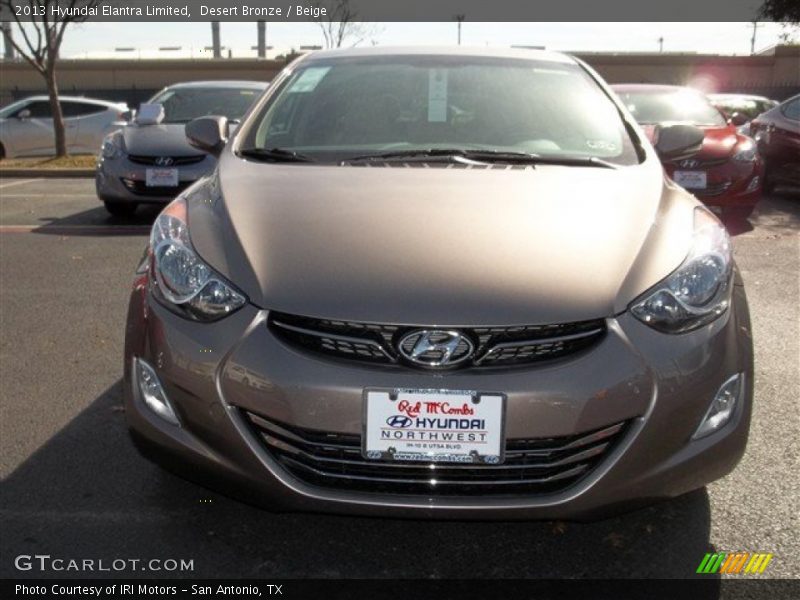Desert Bronze / Beige 2013 Hyundai Elantra Limited