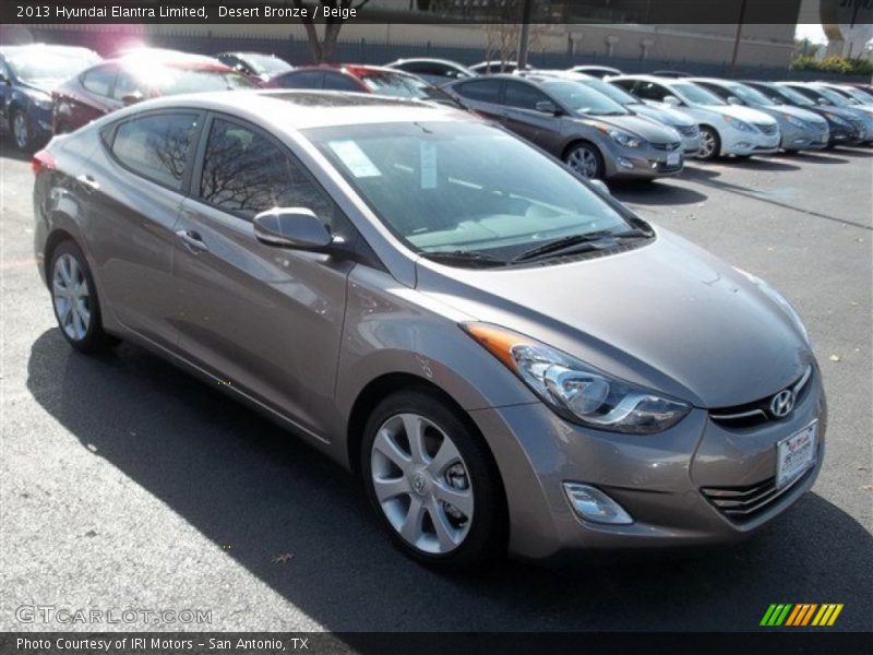 Desert Bronze / Beige 2013 Hyundai Elantra Limited