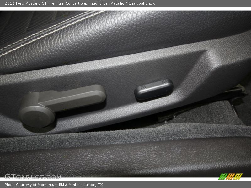 Ingot Silver Metallic / Charcoal Black 2012 Ford Mustang GT Premium Convertible
