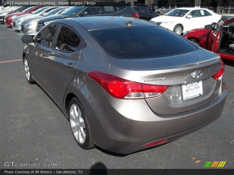 Desert Bronze / Beige 2013 Hyundai Elantra Limited