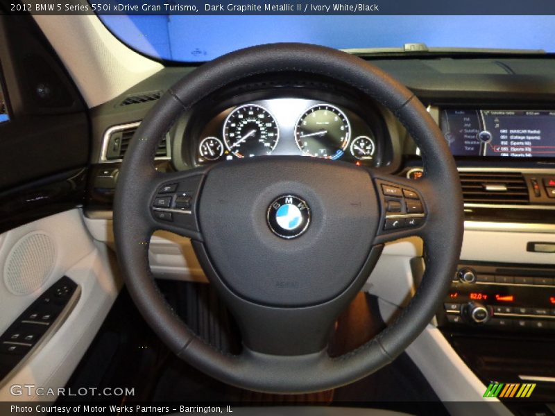  2012 5 Series 550i xDrive Gran Turismo Steering Wheel