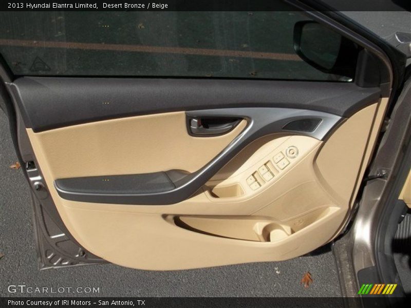 Desert Bronze / Beige 2013 Hyundai Elantra Limited