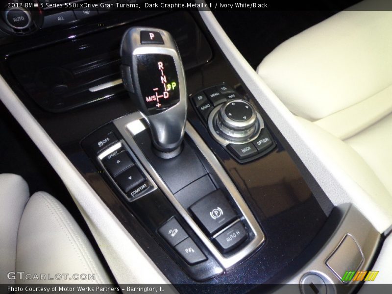  2012 5 Series 550i xDrive Gran Turismo 8 Speed Steptronic Automatic Shifter