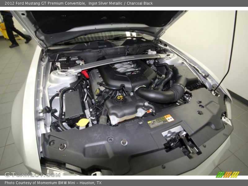 Ingot Silver Metallic / Charcoal Black 2012 Ford Mustang GT Premium Convertible