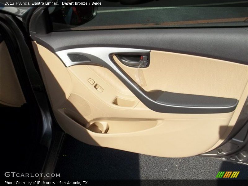 Desert Bronze / Beige 2013 Hyundai Elantra Limited