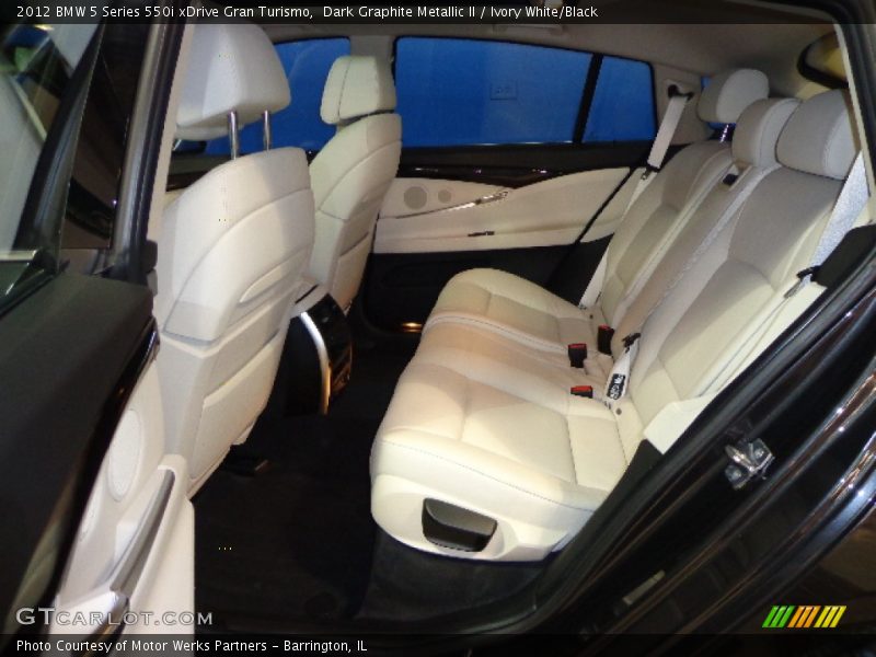 Rear Seat of 2012 5 Series 550i xDrive Gran Turismo