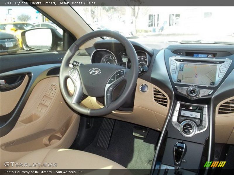 Desert Bronze / Beige 2013 Hyundai Elantra Limited