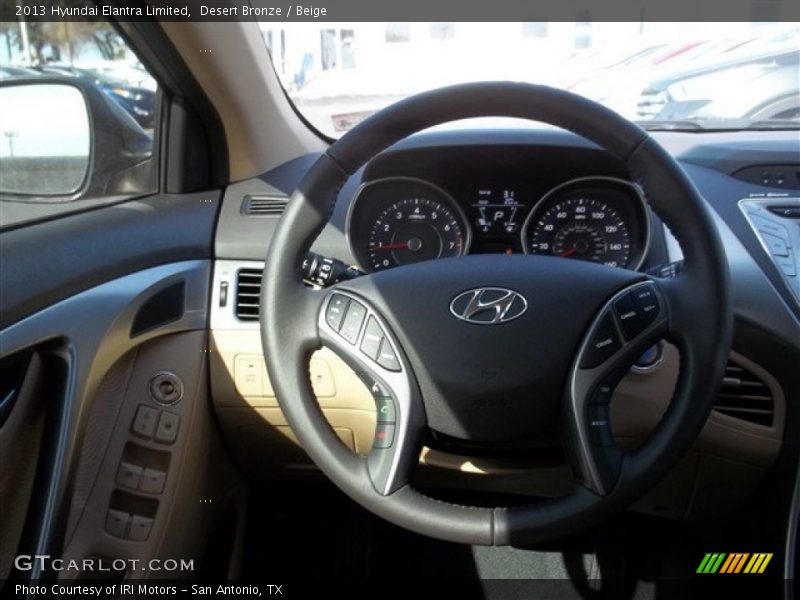 Desert Bronze / Beige 2013 Hyundai Elantra Limited