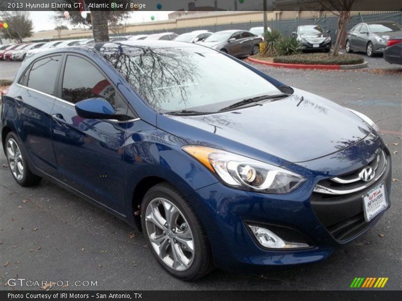 Atlantic Blue / Beige 2013 Hyundai Elantra GT