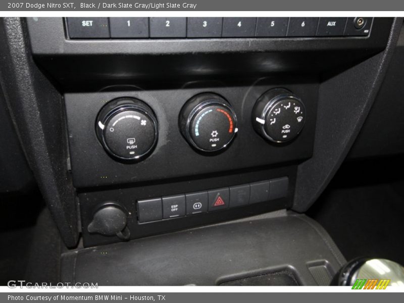 Black / Dark Slate Gray/Light Slate Gray 2007 Dodge Nitro SXT