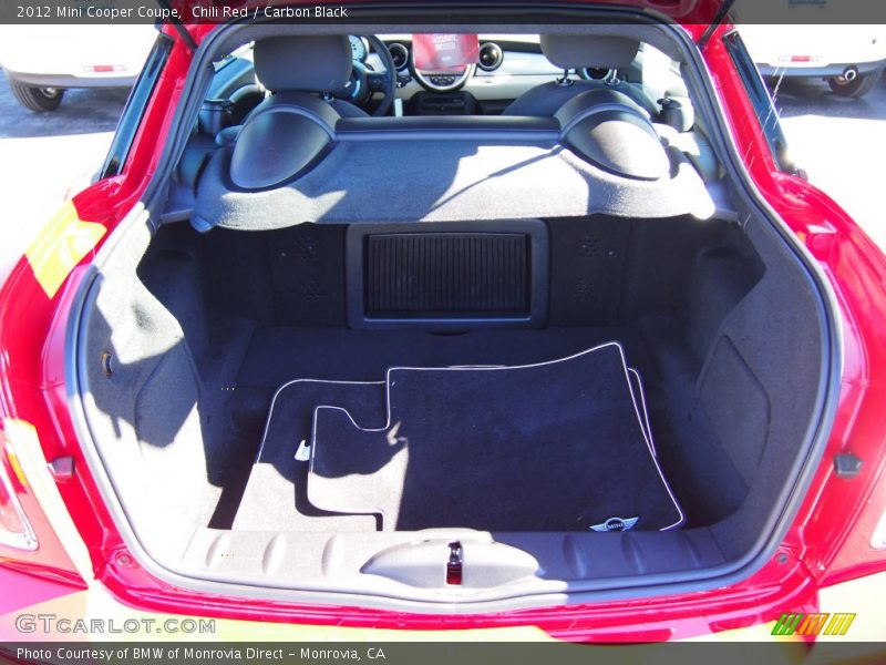 Chili Red / Carbon Black 2012 Mini Cooper Coupe
