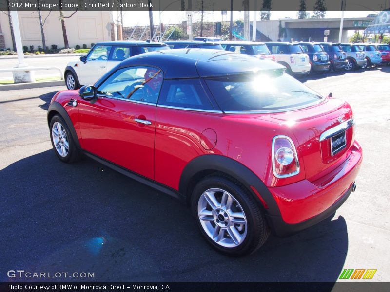 Chili Red / Carbon Black 2012 Mini Cooper Coupe