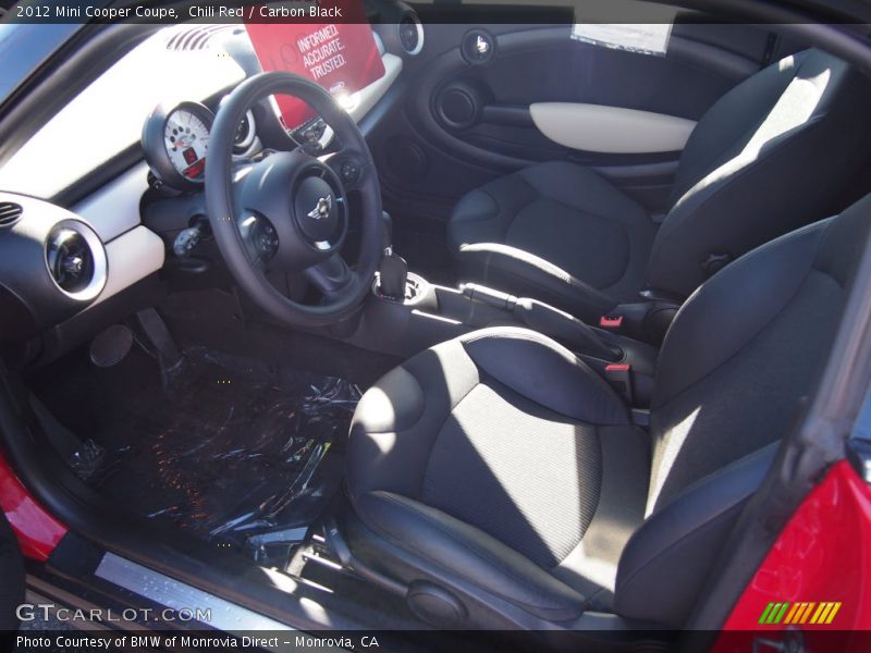 Chili Red / Carbon Black 2012 Mini Cooper Coupe