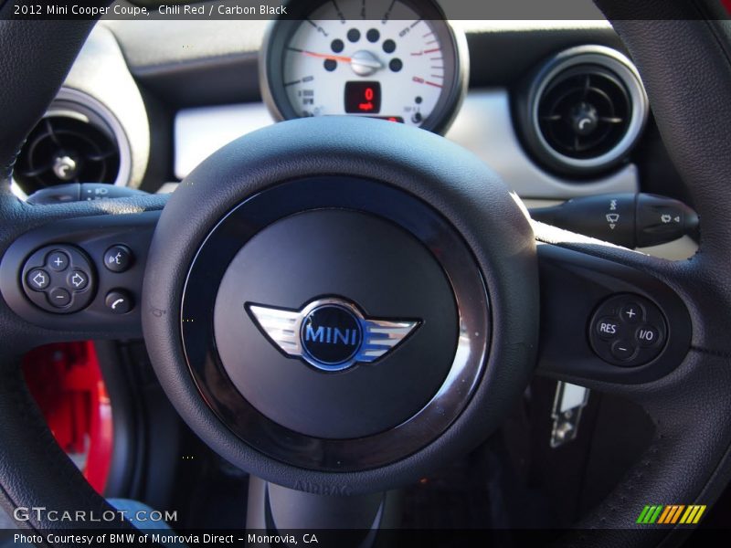 Chili Red / Carbon Black 2012 Mini Cooper Coupe