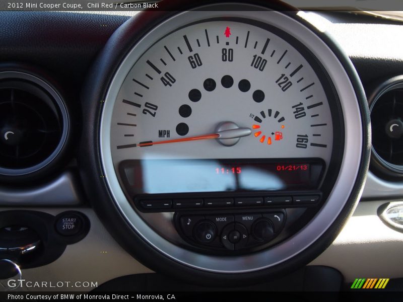 Chili Red / Carbon Black 2012 Mini Cooper Coupe