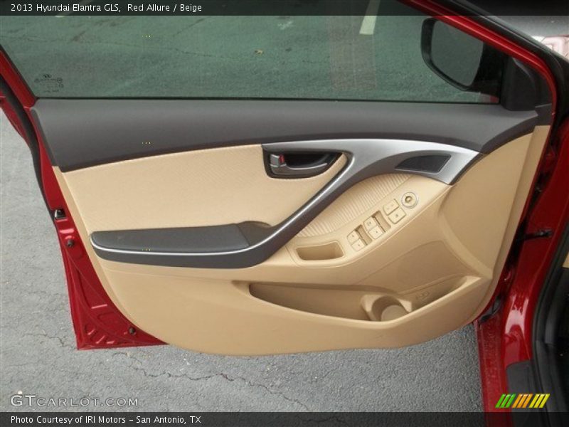 Red Allure / Beige 2013 Hyundai Elantra GLS