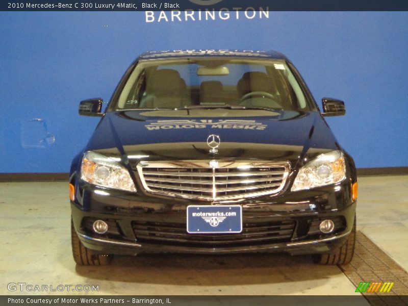 Black / Black 2010 Mercedes-Benz C 300 Luxury 4Matic