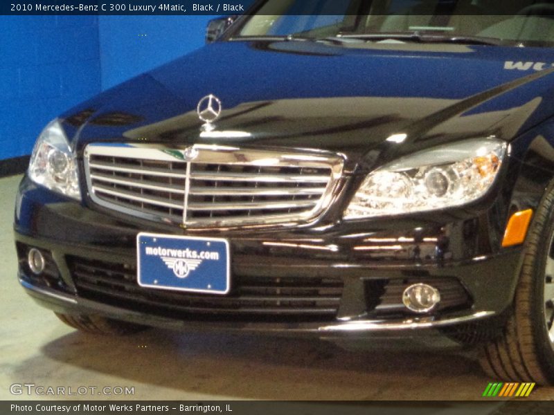 Black / Black 2010 Mercedes-Benz C 300 Luxury 4Matic