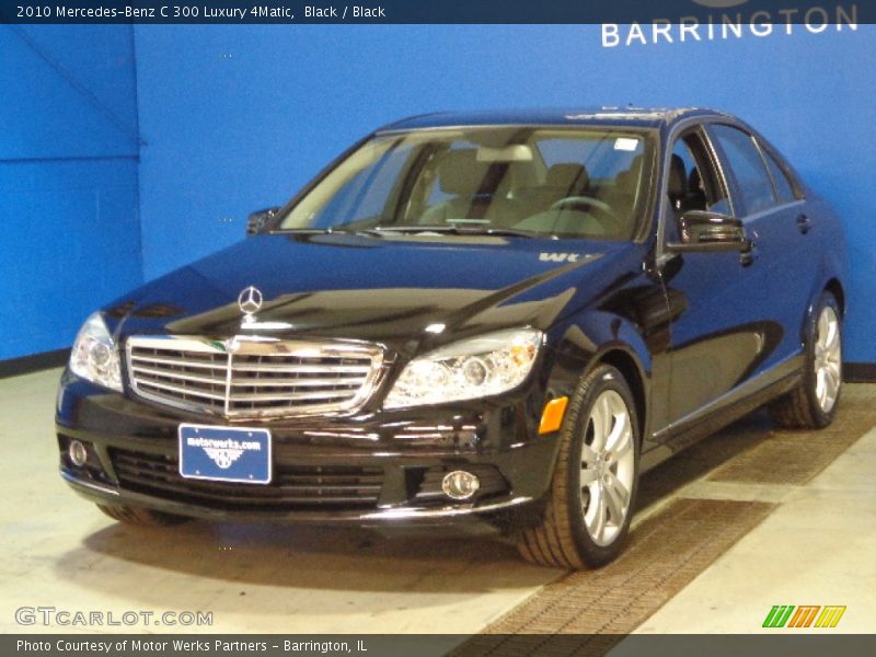 Black / Black 2010 Mercedes-Benz C 300 Luxury 4Matic