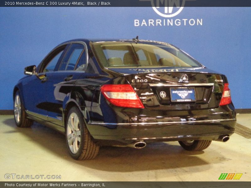 Black / Black 2010 Mercedes-Benz C 300 Luxury 4Matic