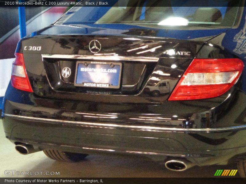 Black / Black 2010 Mercedes-Benz C 300 Luxury 4Matic