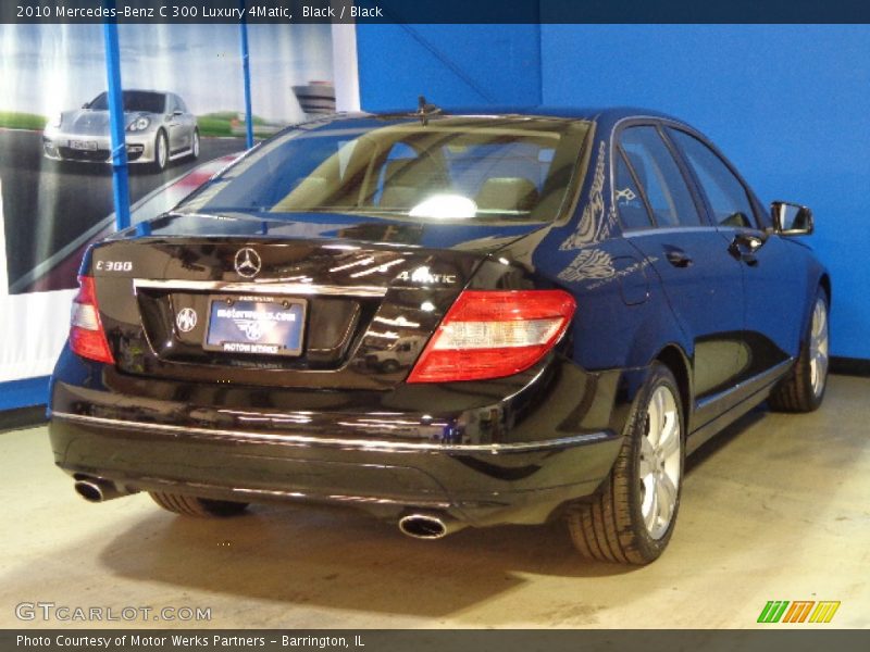 Black / Black 2010 Mercedes-Benz C 300 Luxury 4Matic