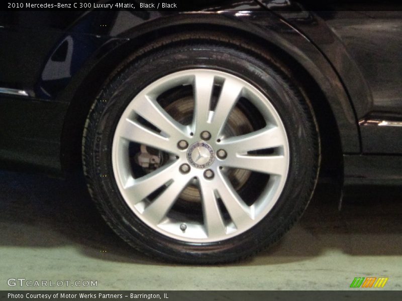 Black / Black 2010 Mercedes-Benz C 300 Luxury 4Matic