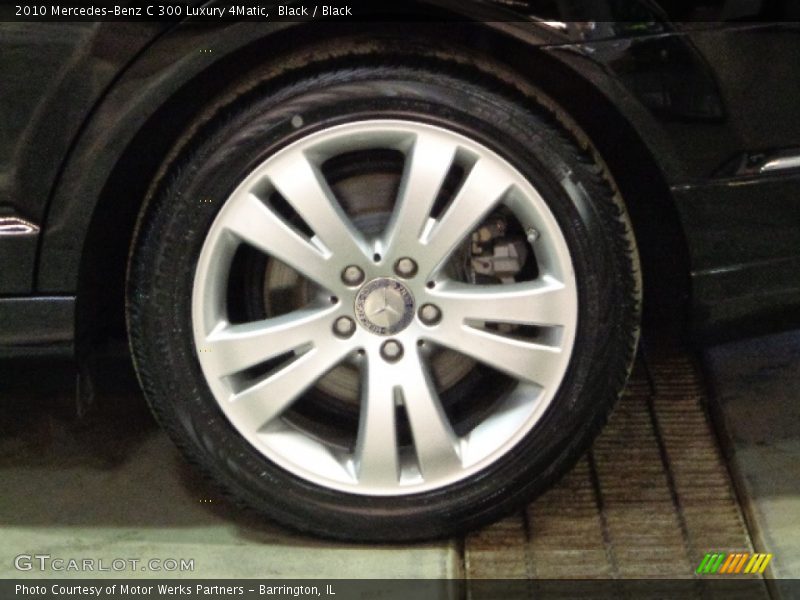 Black / Black 2010 Mercedes-Benz C 300 Luxury 4Matic