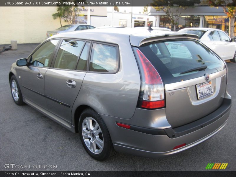 Steel Gray Metallic / Slate Gray 2006 Saab 9-3 2.0T SportCombi Wagon