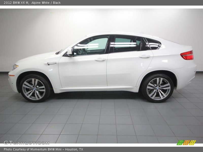 Alpine White / Black 2012 BMW X6 M