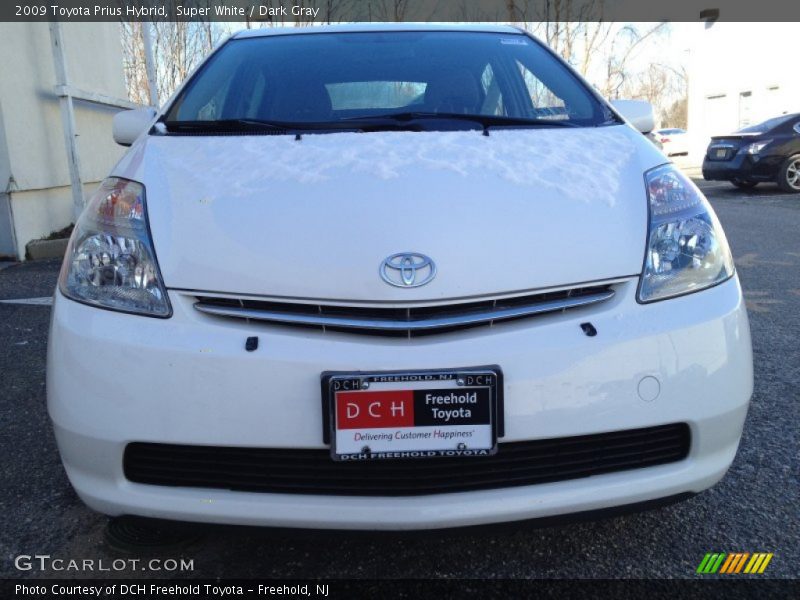 Super White / Dark Gray 2009 Toyota Prius Hybrid