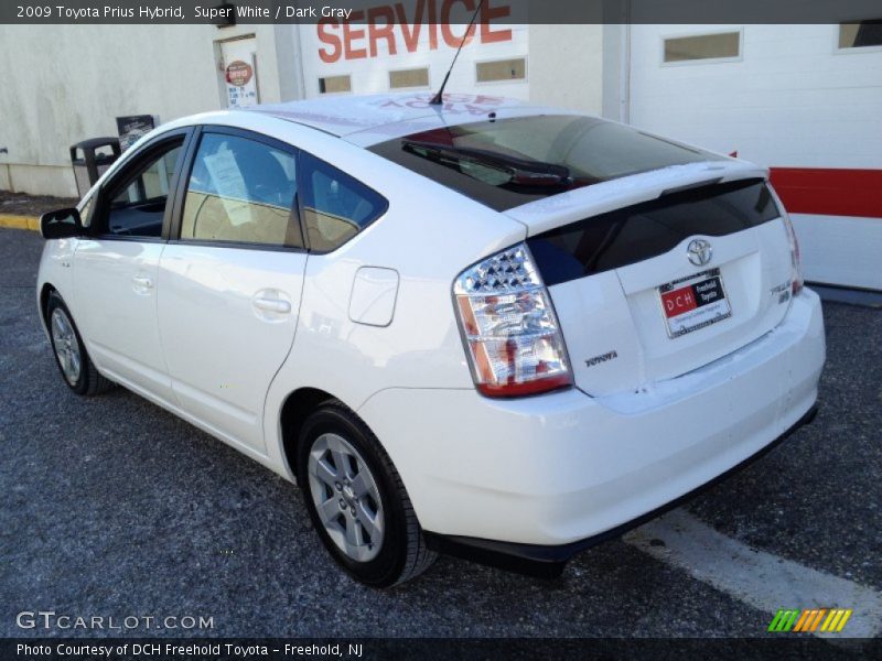 Super White / Dark Gray 2009 Toyota Prius Hybrid