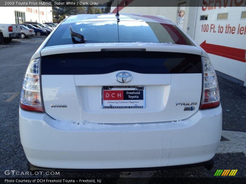 Super White / Dark Gray 2009 Toyota Prius Hybrid